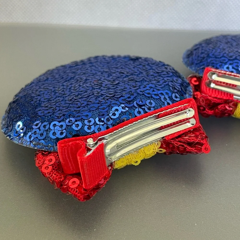 Minnie Mouse Ears Hair clips • Snow White